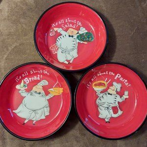 Certified International Tracy Flickenger 10" Serving Bowls Set of 3